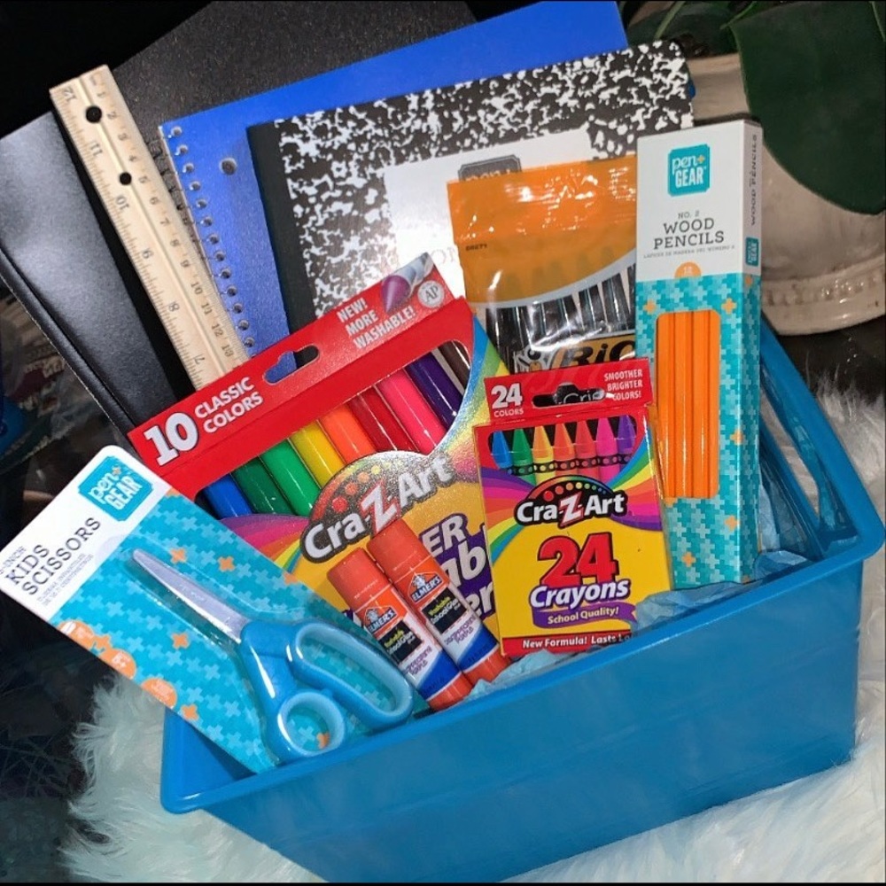 Back to school bags/baskets